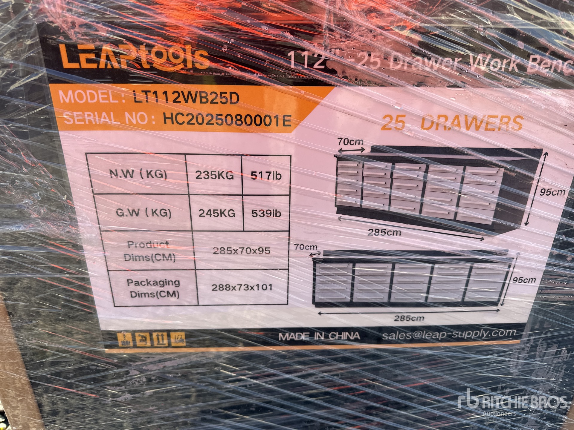 General Appearance with Picture, Left Front Corner