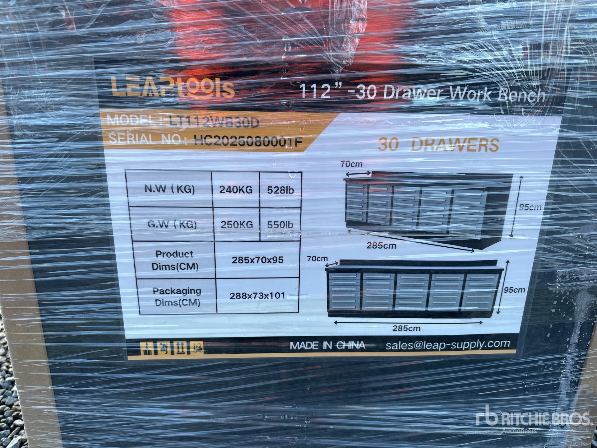 General Appearance with Picture, Left Front Corner