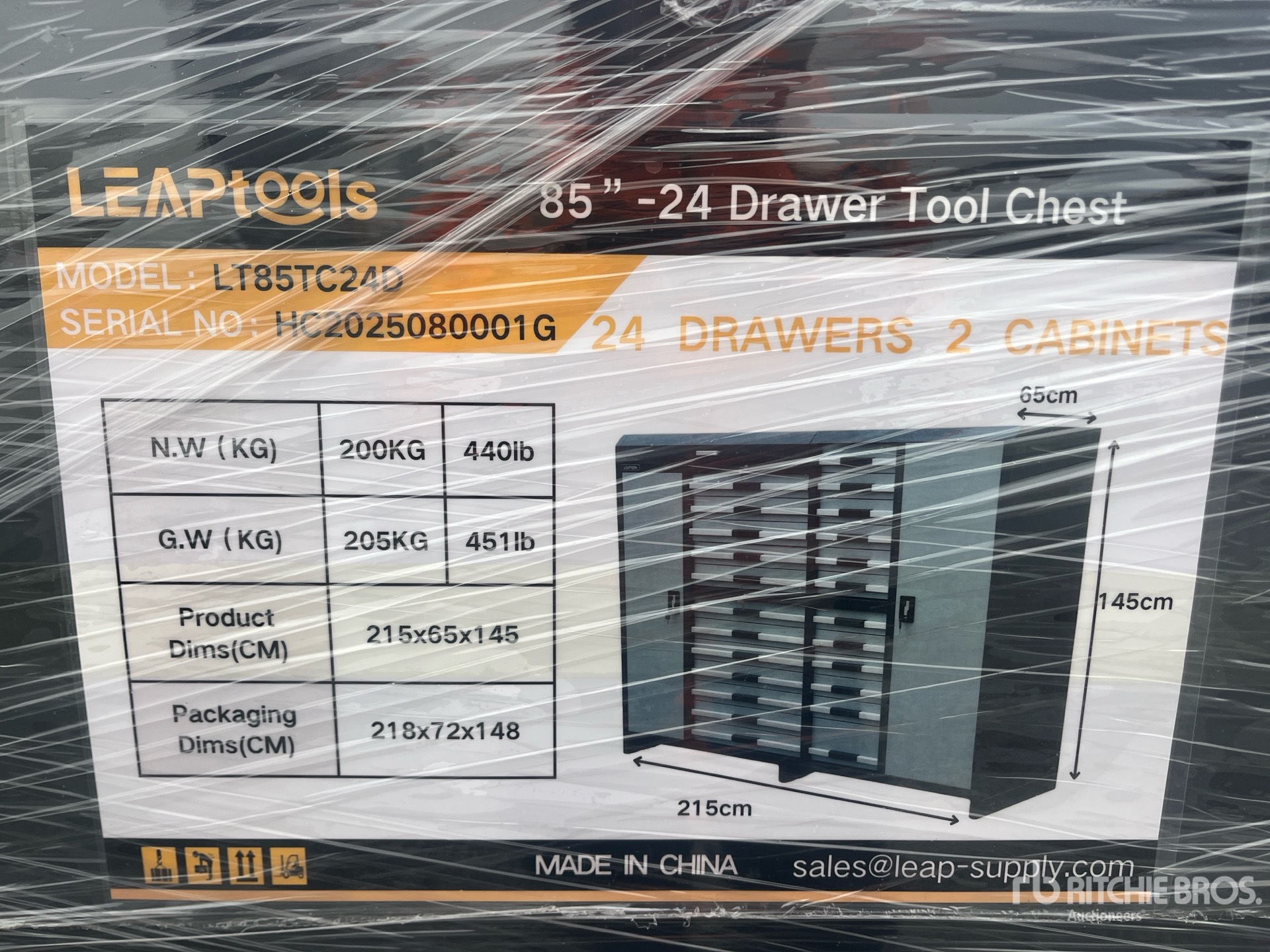 General Appearance with Picture, Left Front Corner