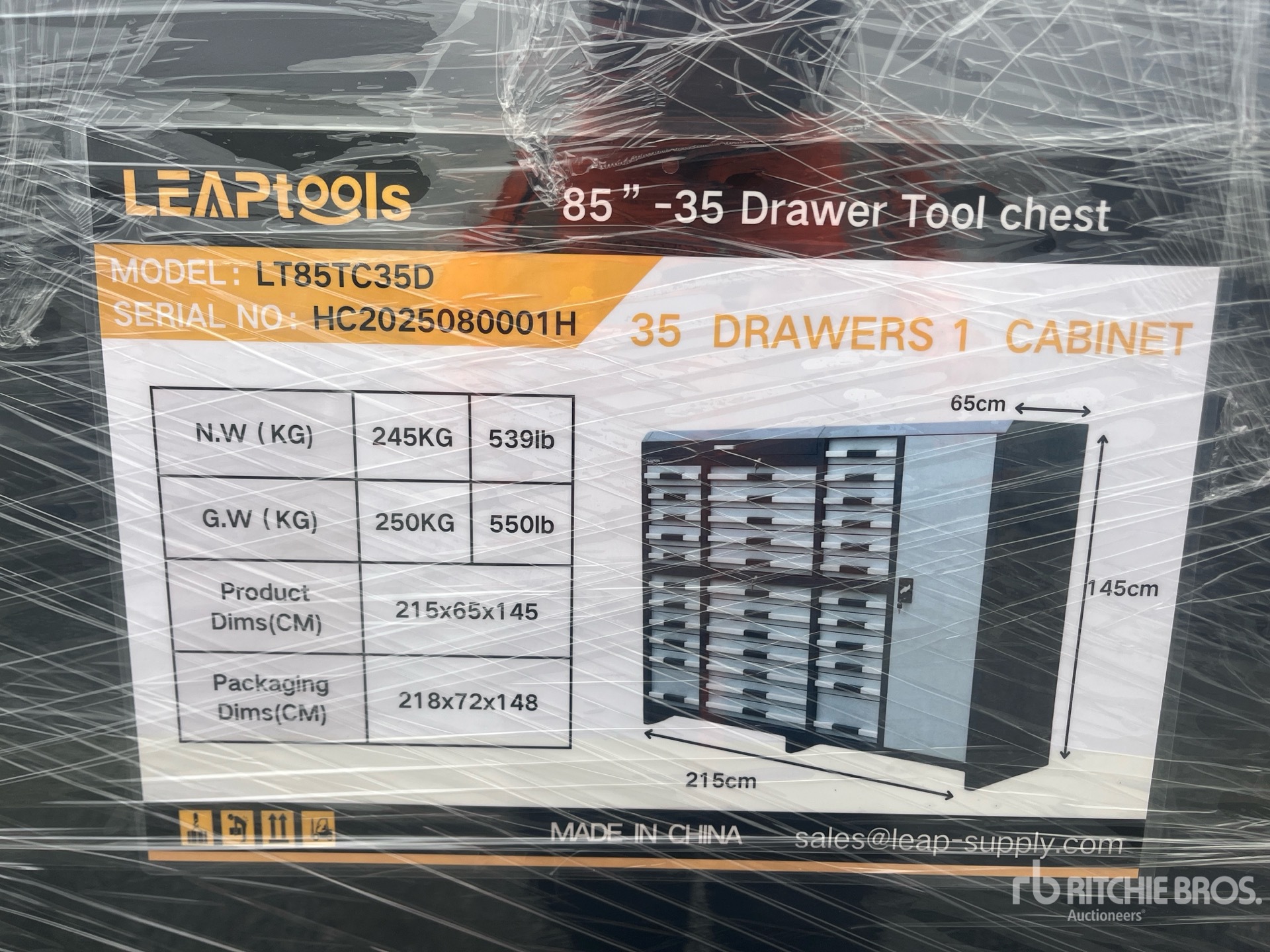 General Appearance with Picture, Left Front Corner