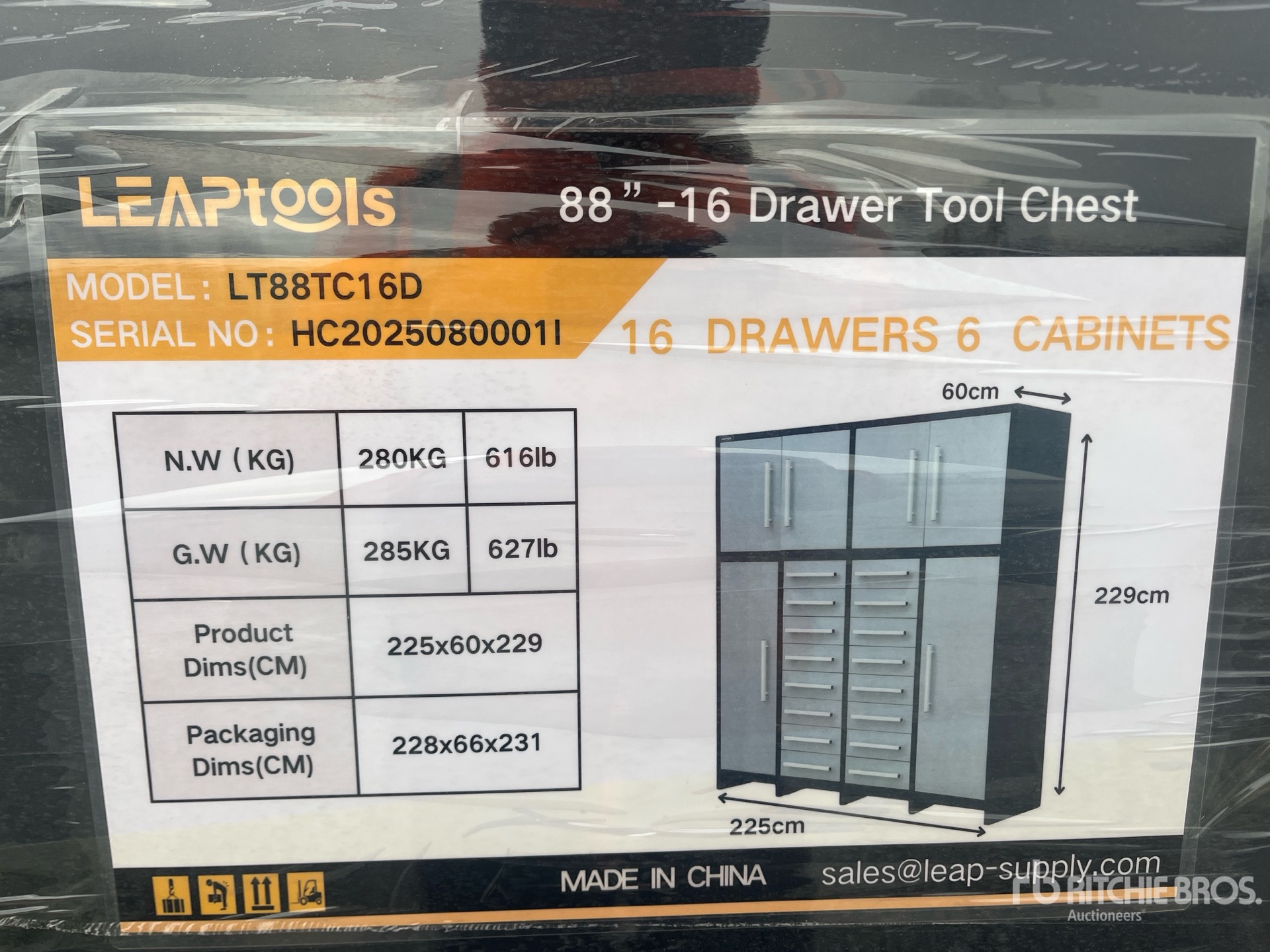 General Appearance with Picture, Left Front Corner