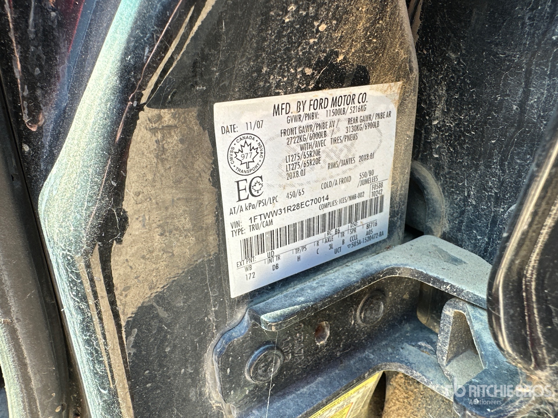 General Appearance with Second Serial Number/VIN Photo