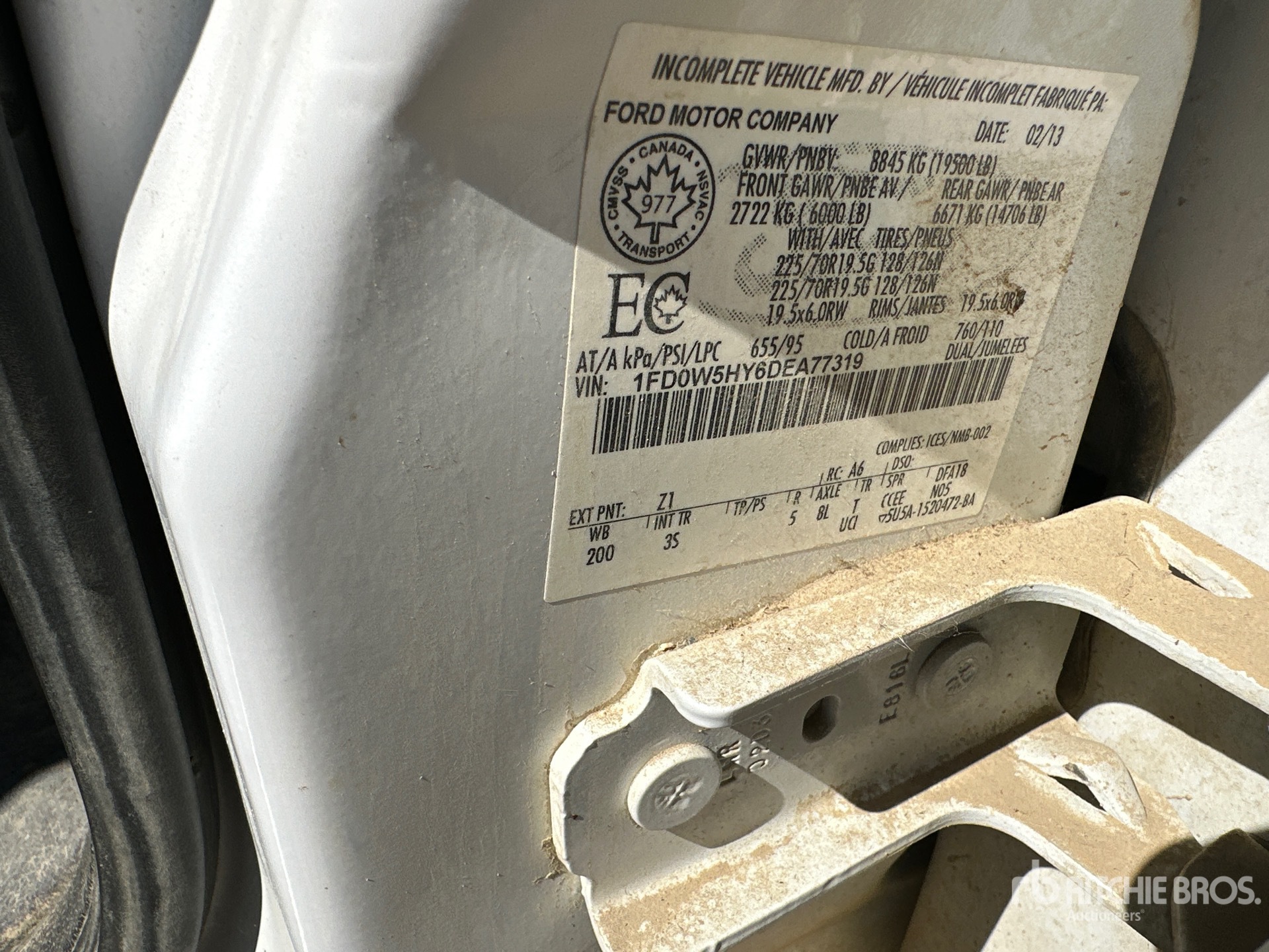 General Appearance with Second Serial Number/VIN Photo
