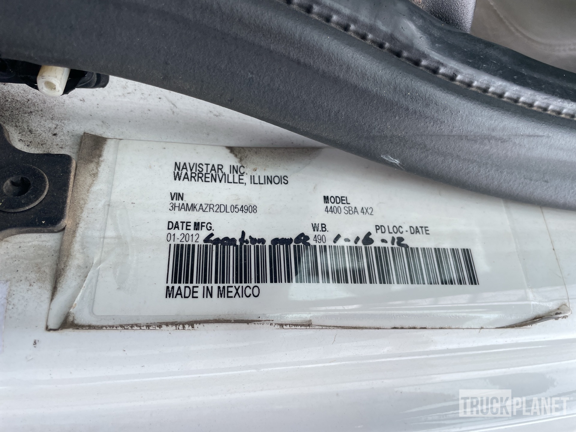 General Appearance with Numero seriale/numero d’identificazione del veicolo (VIN)