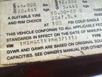 General Appearance with Second Serial Number/VIN Photo