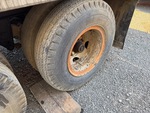 Trailer Chassis with Left Rear Tire