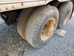 Trailer Chassis with Left Front Tire