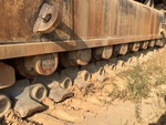 Undercarriage with Left Track Rollers