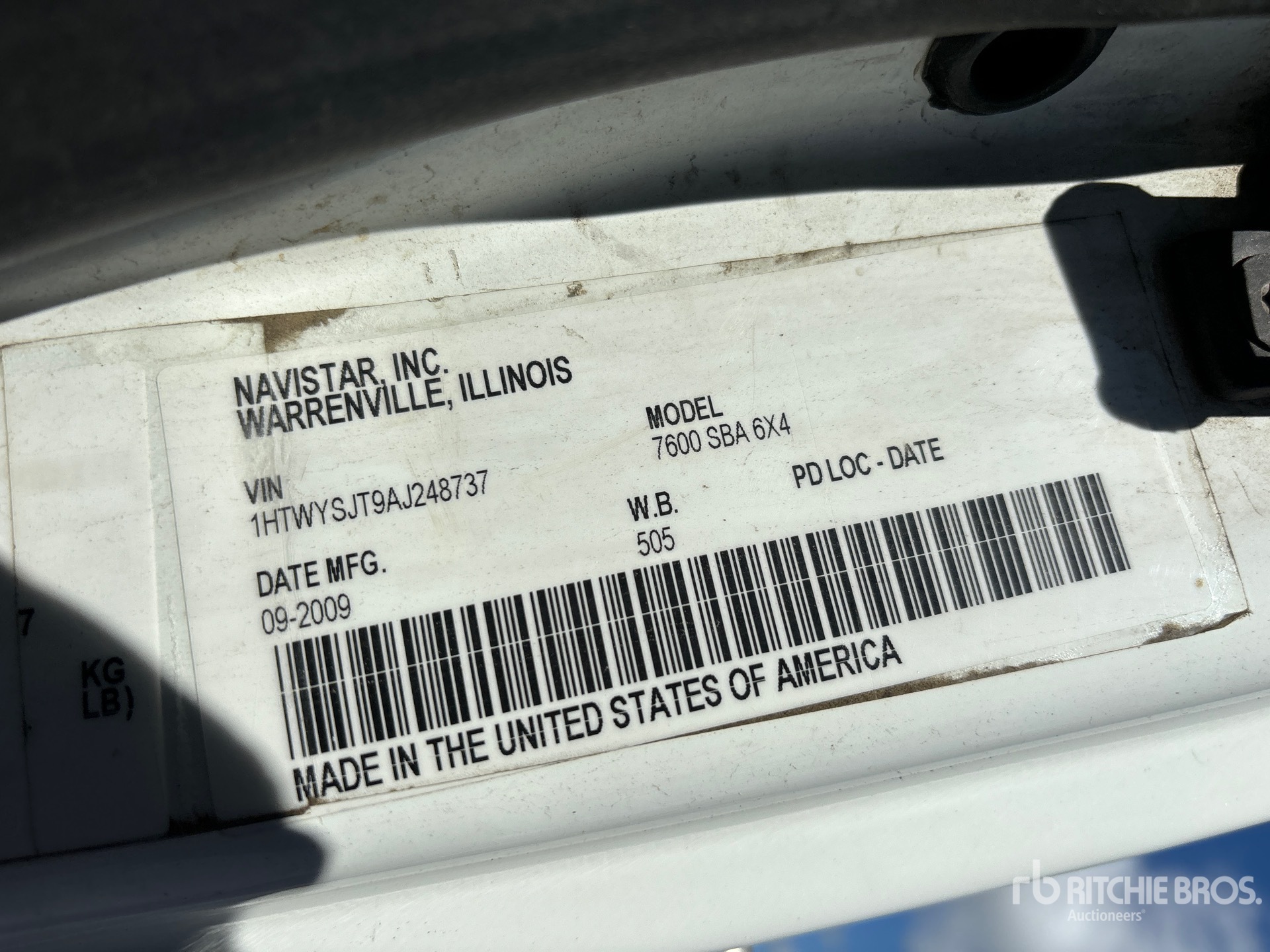 General Appearance with Second Serial Number/VIN Photo