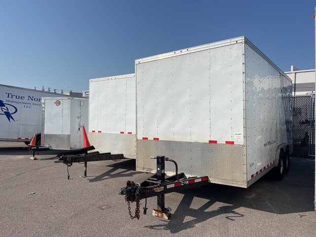 2013 Riechers 18 ft T/A Enclosed Trailer