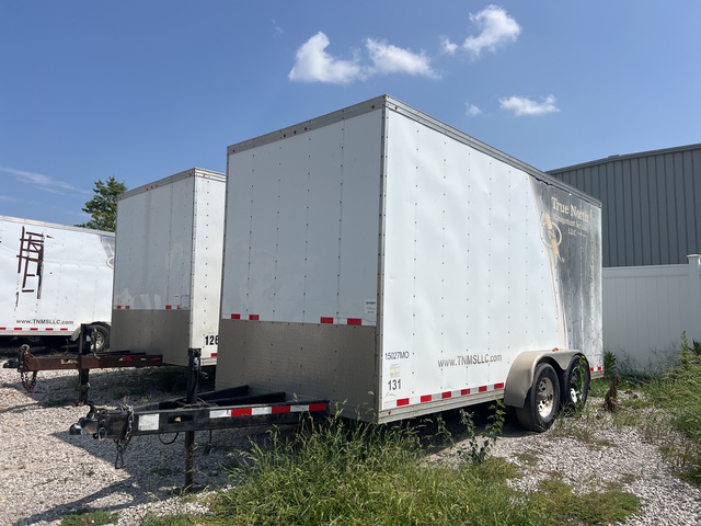 2014 Riechers 16 ft T/A Enclosed Trailer