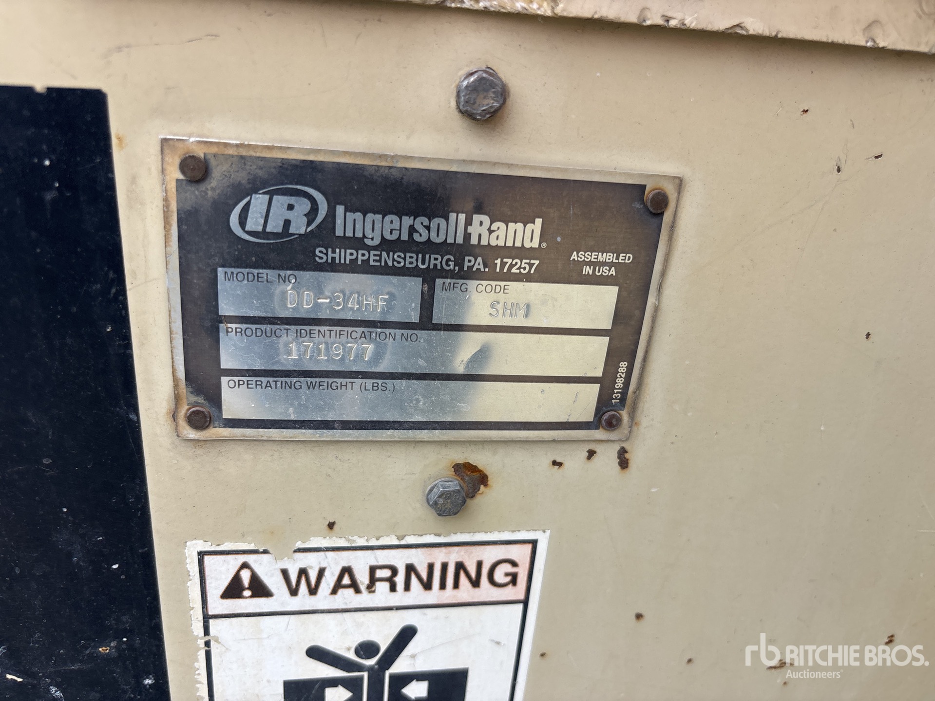 COMPACTADOR 2002 INGERSOLL RAND DD34HF