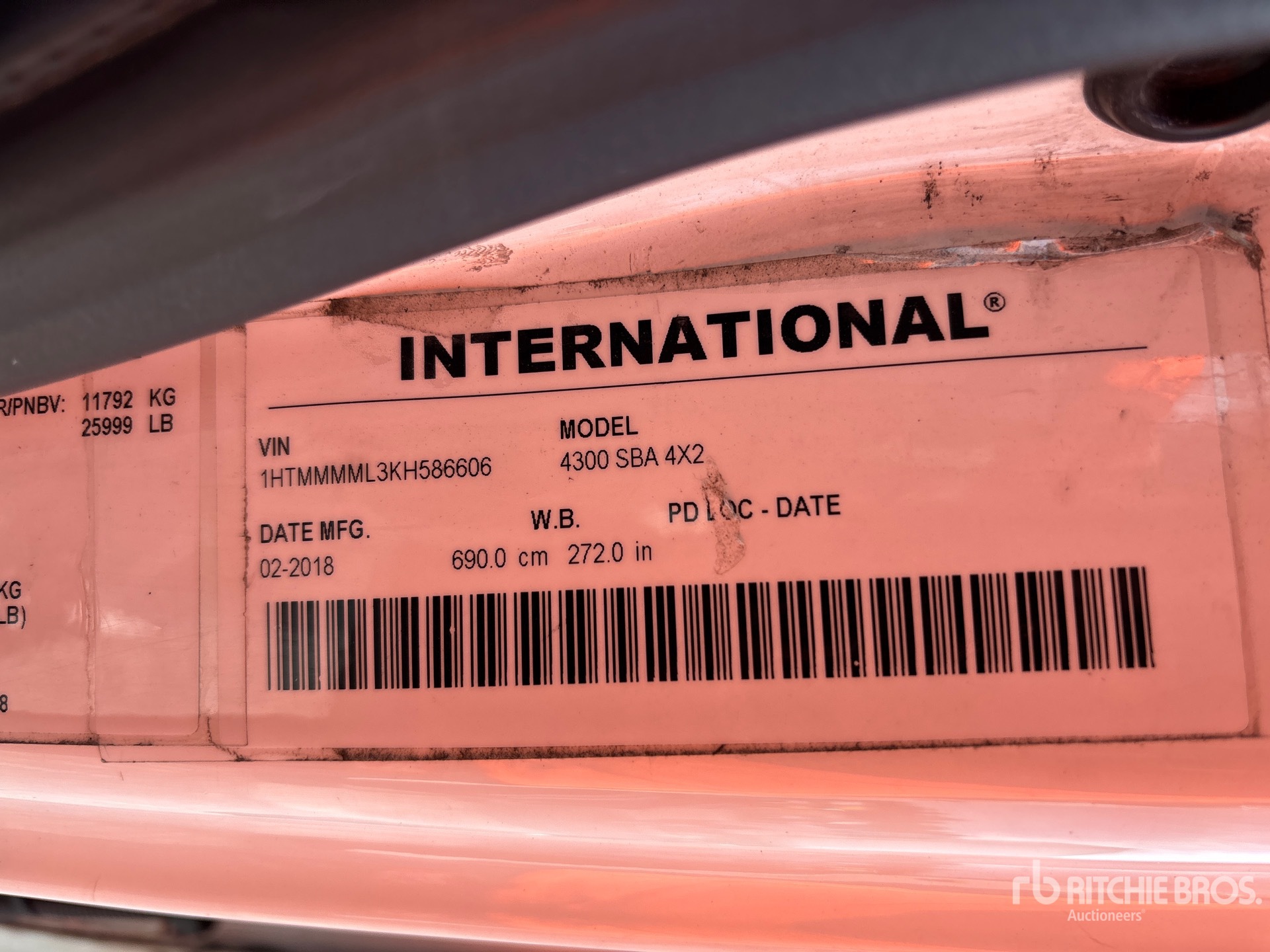 General Appearance with Numéro de série/Numéro d'identification du véhicule automobile