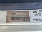 General Appearance with Numéro de série/Numéro d'identification du véhicule automobile