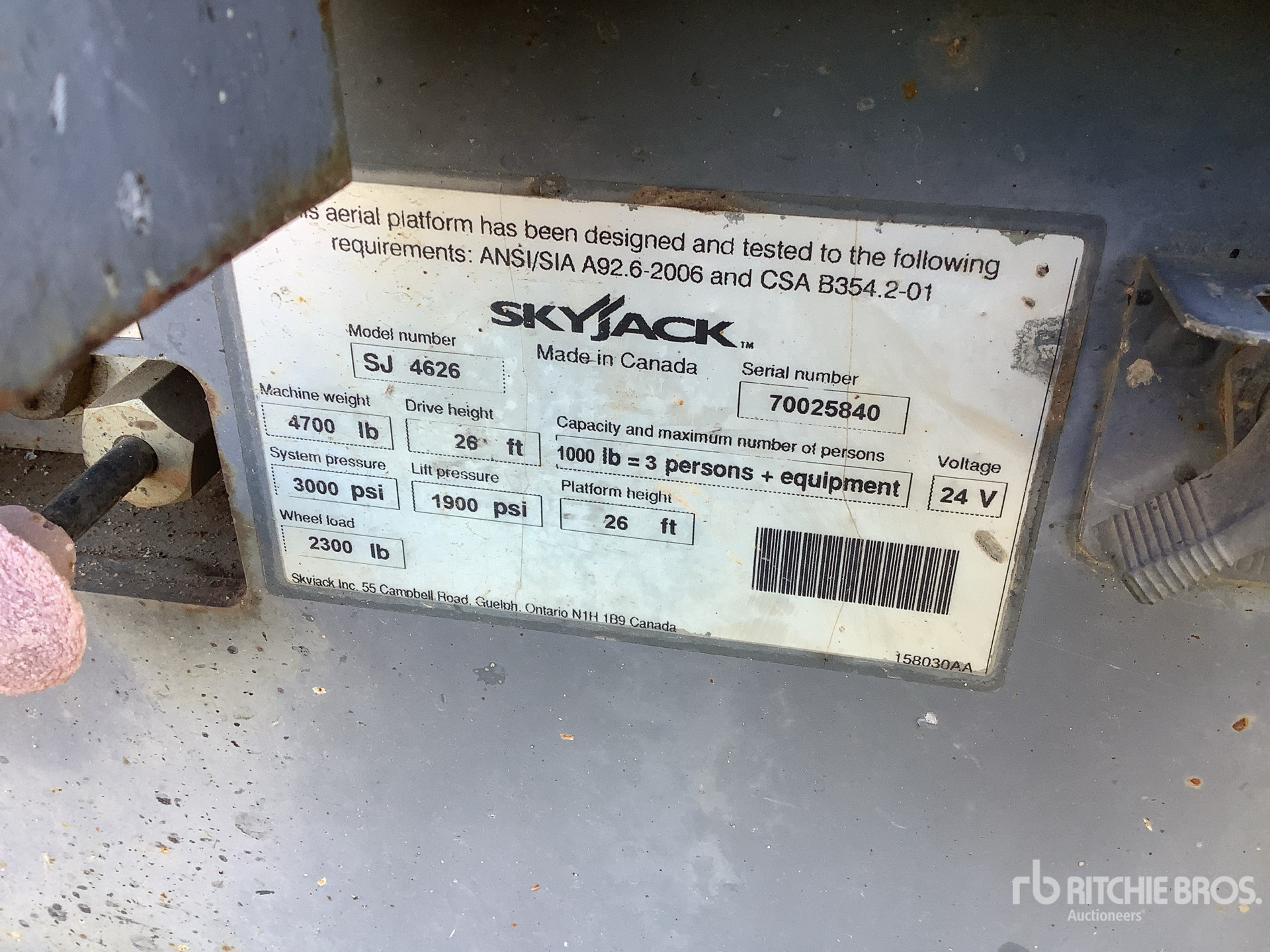 ELEVADOR TIJERA 2015 SKYJACK SJIII4626