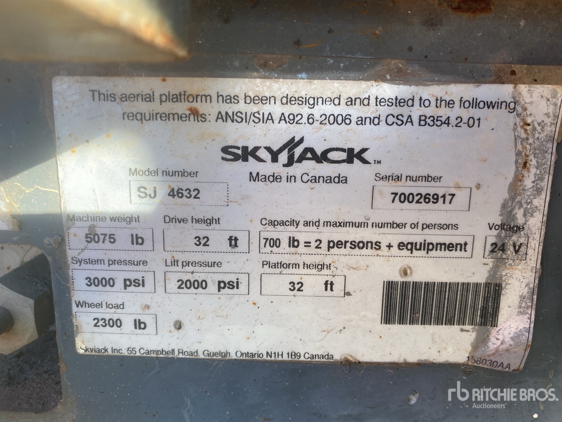 ELEVADOR TIJERA 2015 SKYJACK SJIII4632
