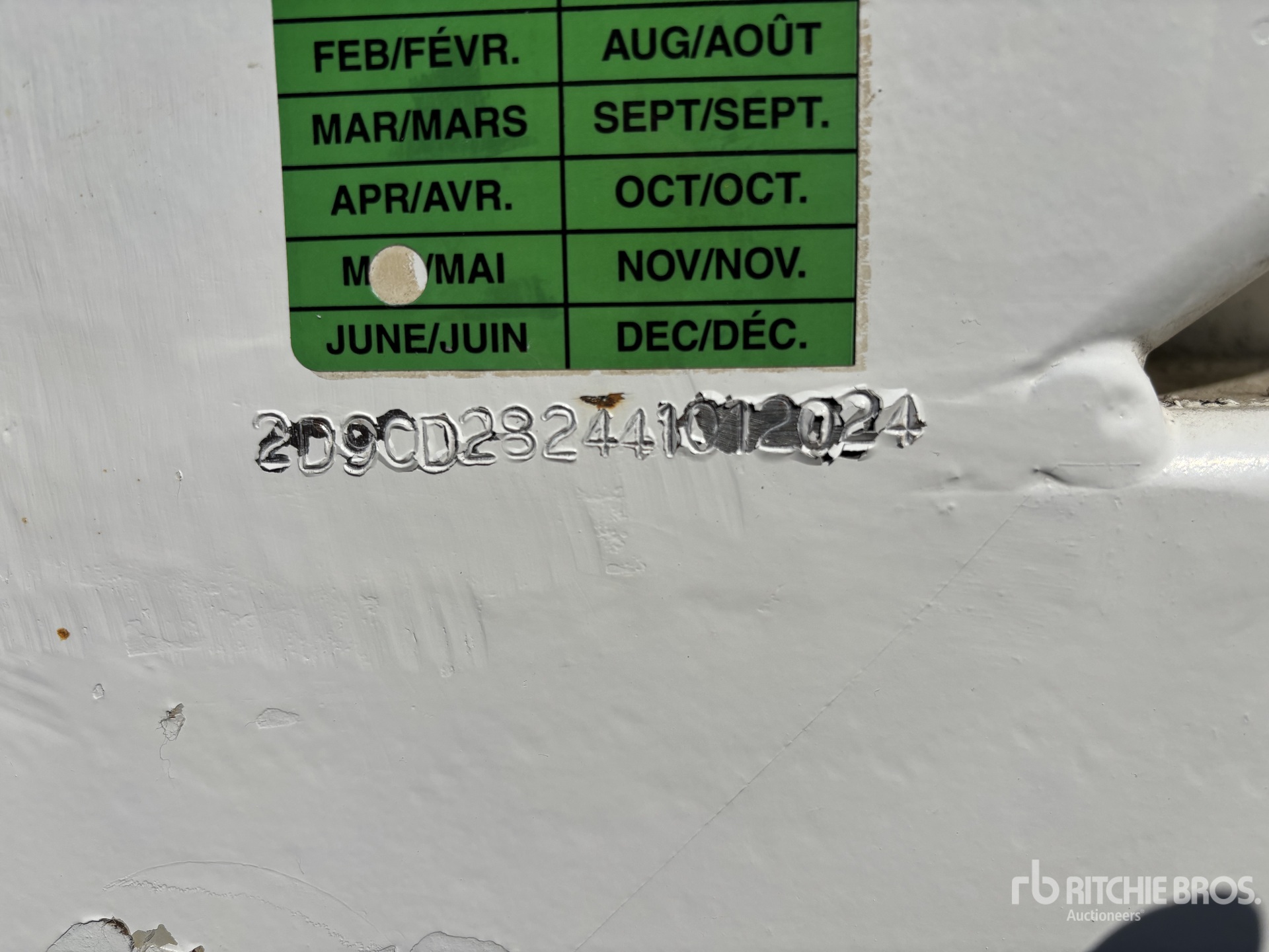 General Appearance with N.º de serie/VIN