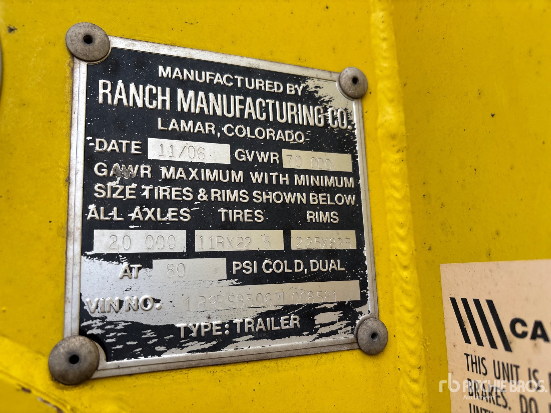 General Appearance with Numero seriale/numero d’identificazione del veicolo (VIN)