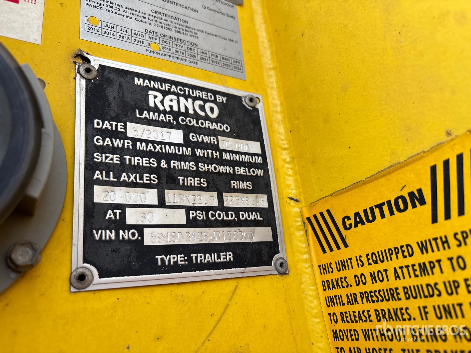 General Appearance with Numer seryjny/numer identyfikacyjny pojazdu