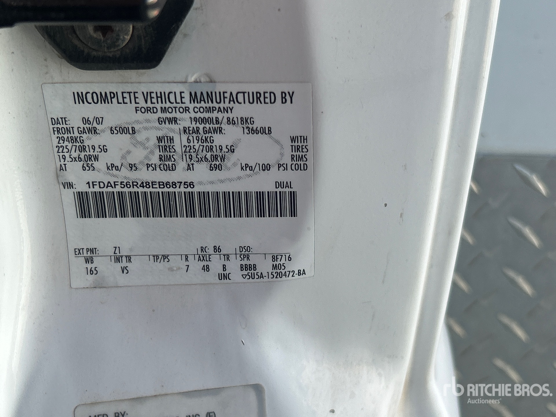 General Appearance with Seriennummer / FIN