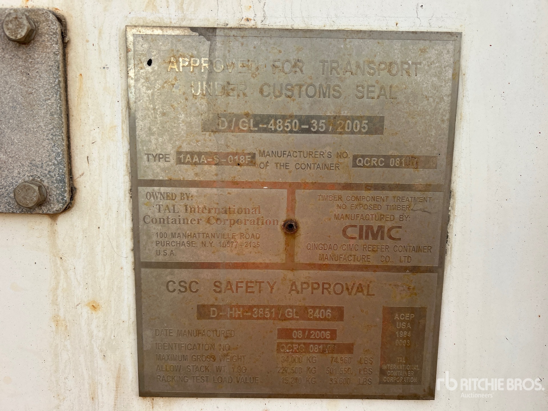 General Appearance with Numéro de série/Numéro d'identification du véhicule automobile