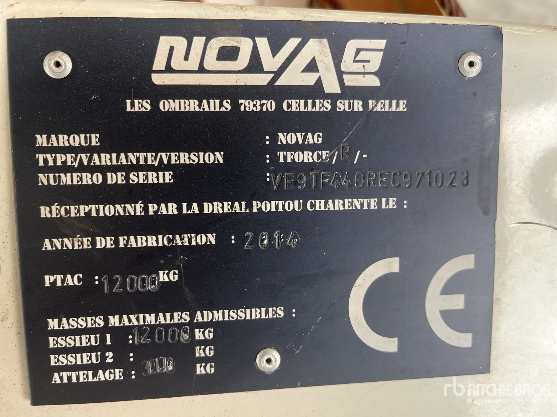 General Appearance with N.º de serie/VIN