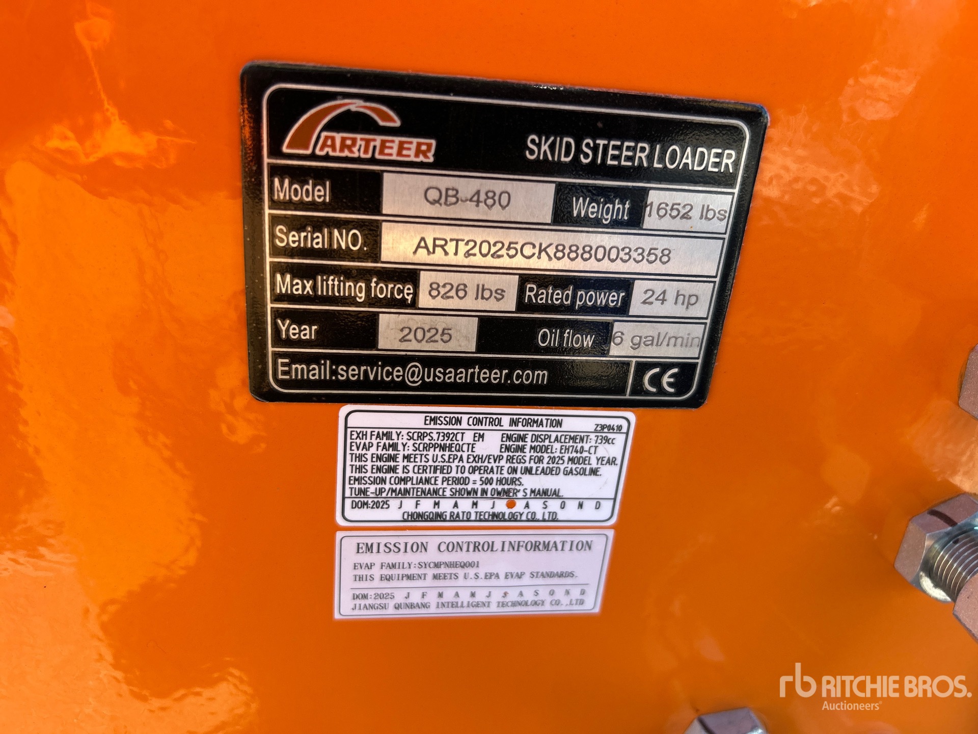 MINI CARGADOR SOBRE ORUGAS COMPACTO 2025 COMPAC QB480
