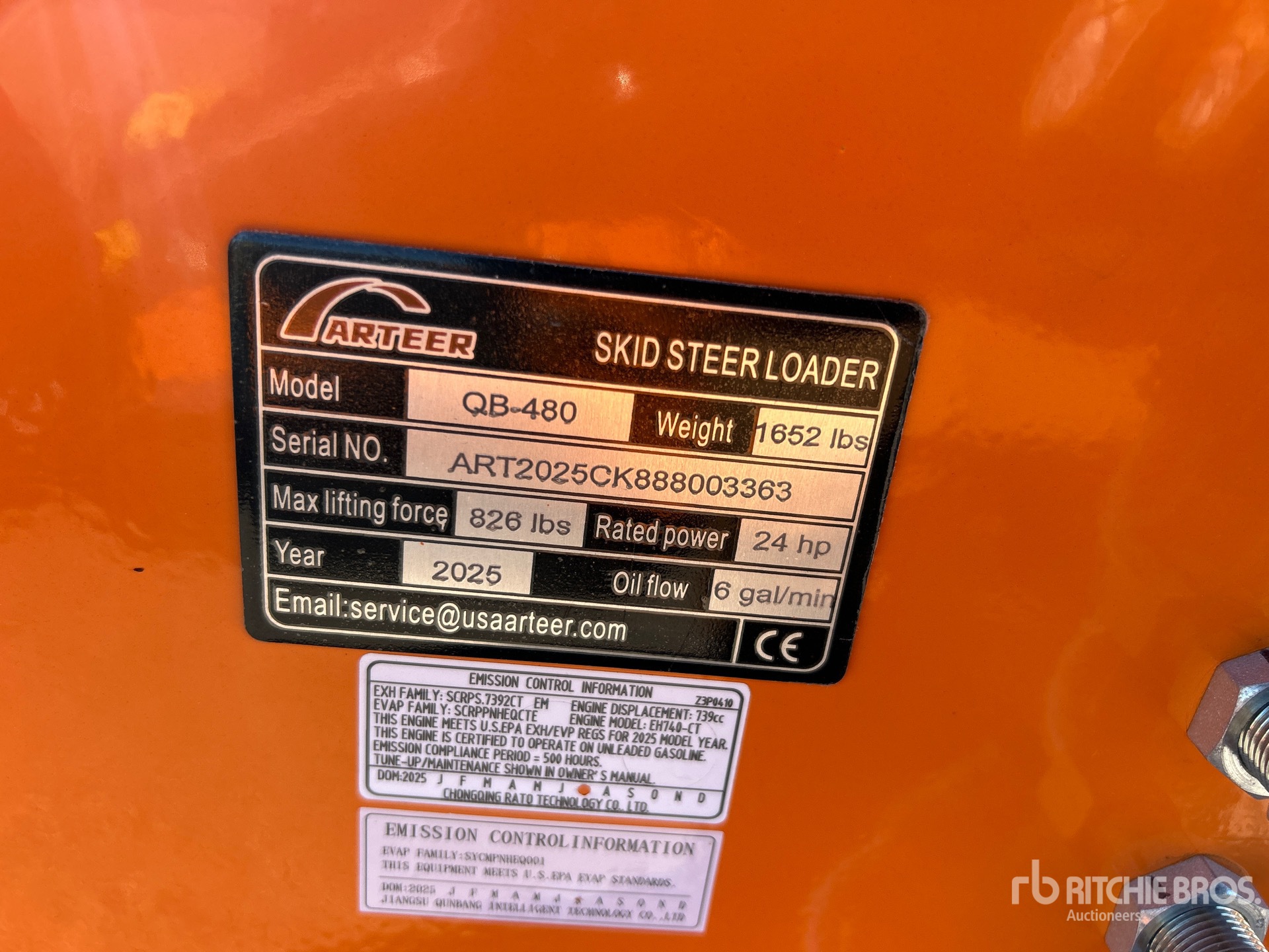MINI CARGADOR SOBRE ORUGAS COMPACTO 2025 COMPAC QB480
