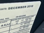General Appearance with Unit Serial Number
