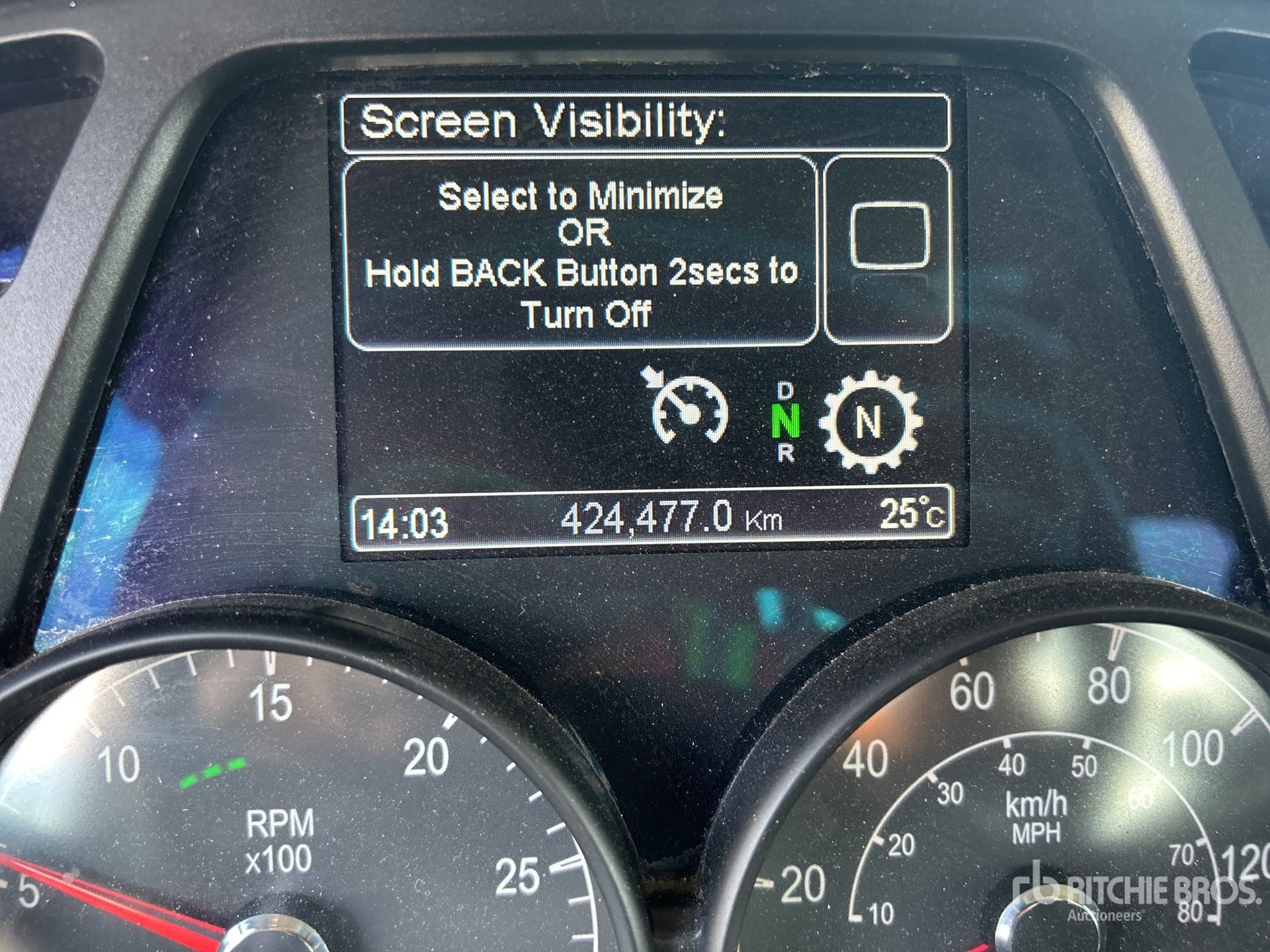 General Appearance with Hour Meter / Odometer