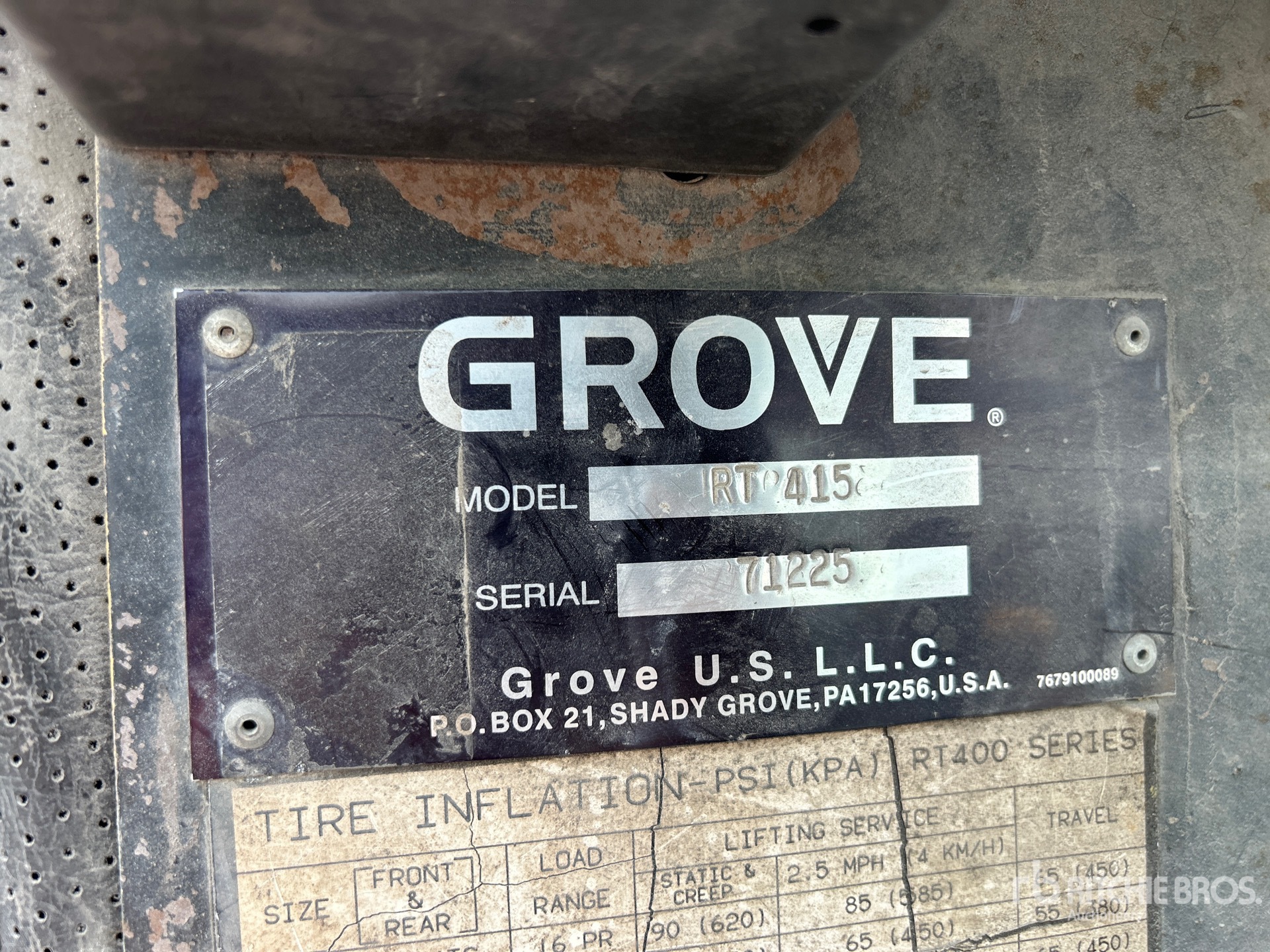 General Appearance with Numéro de série/Numéro d'identification du véhicule automobile