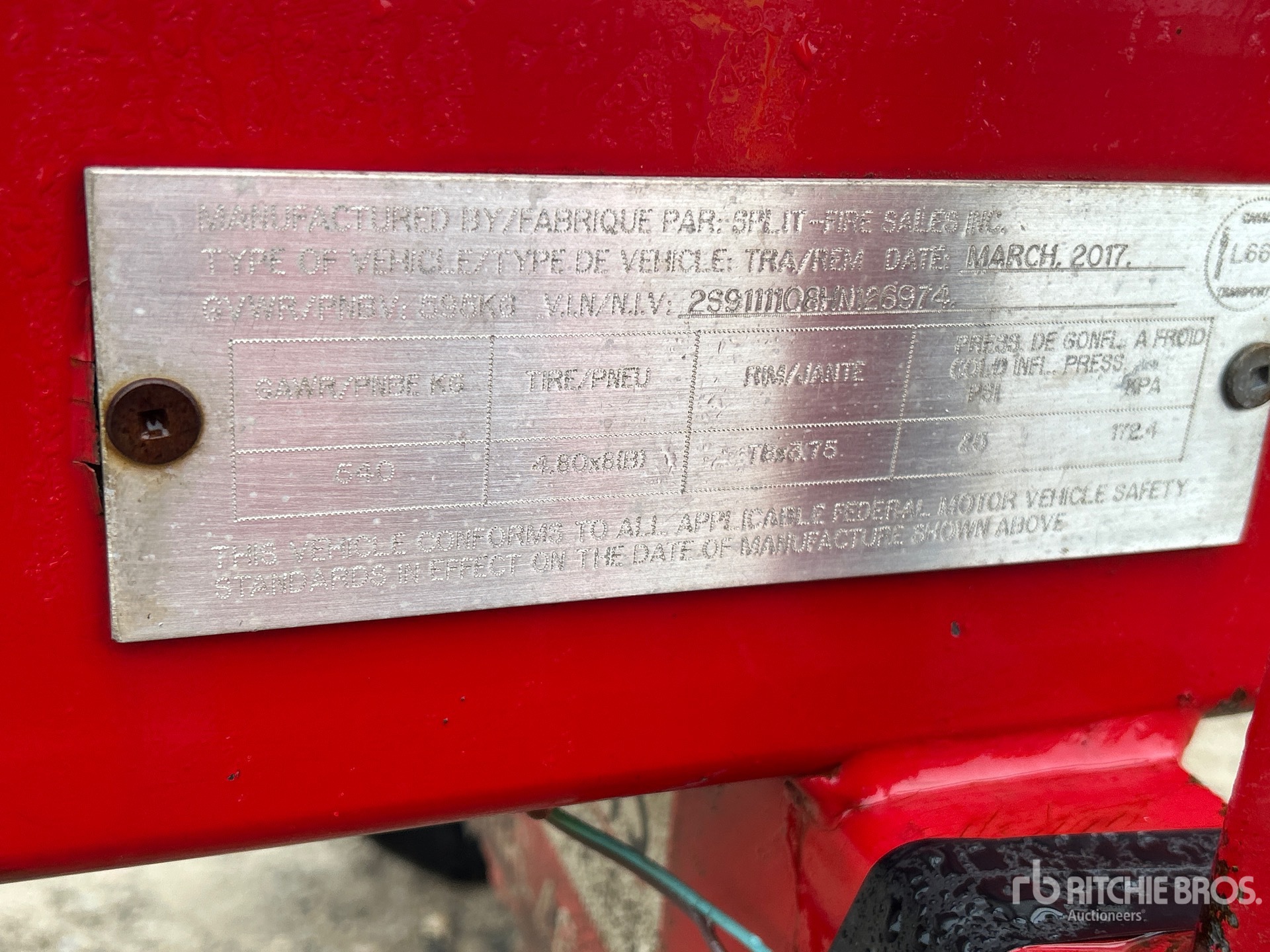 General Appearance with Numero seriale/numero d’identificazione del veicolo (VIN)