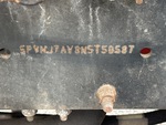General Appearance with Second Serial Number/VIN Photo