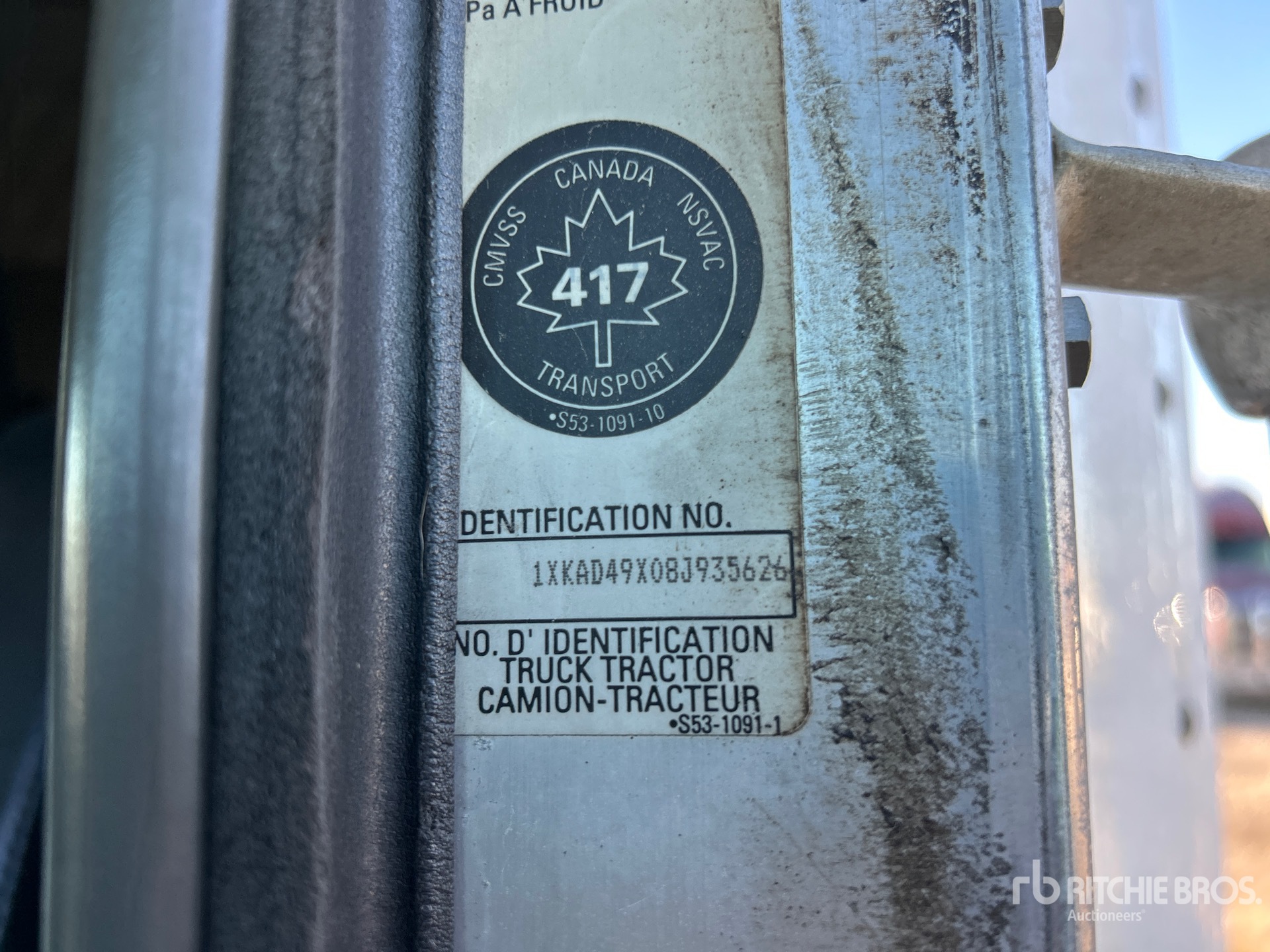 General Appearance with N.º de serie/VIN