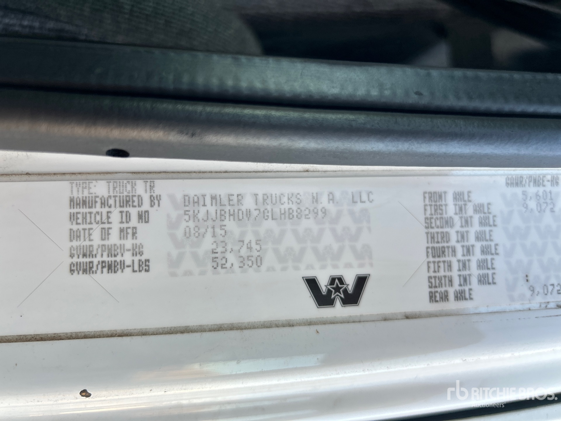 General Appearance with N.º de serie/VIN