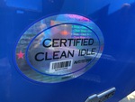 NN681666 - 2022 International LT625: Clean Idle Sticker
