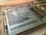 NN681666 - 2022 International LT625: Engine Data Tag