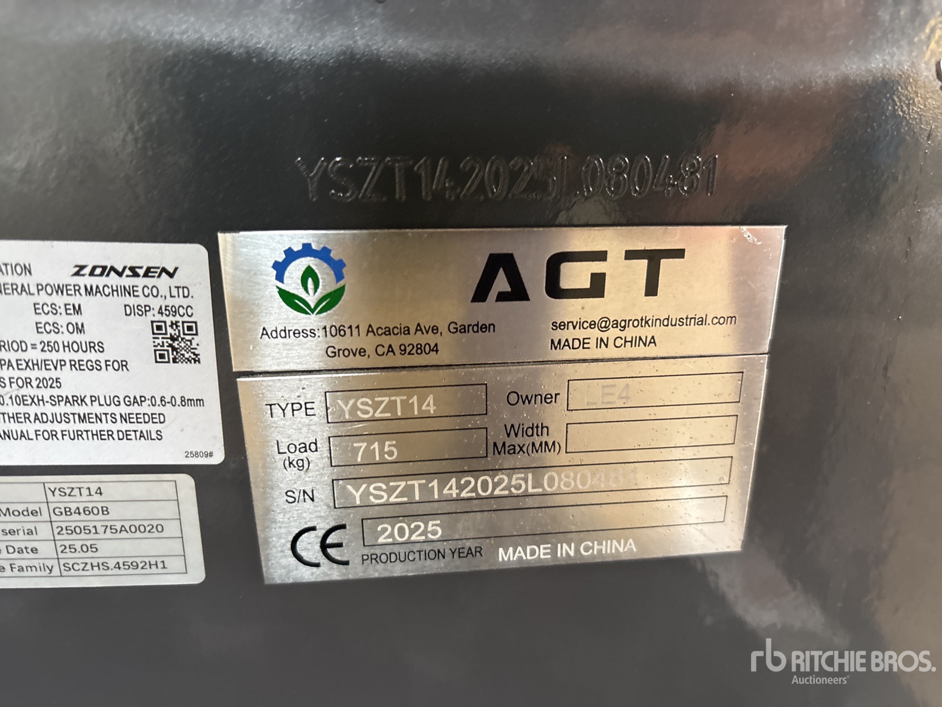 MINI CARGADOR SOBRE ORUGAS COMPACTO 2025 COMPAC YSZT14