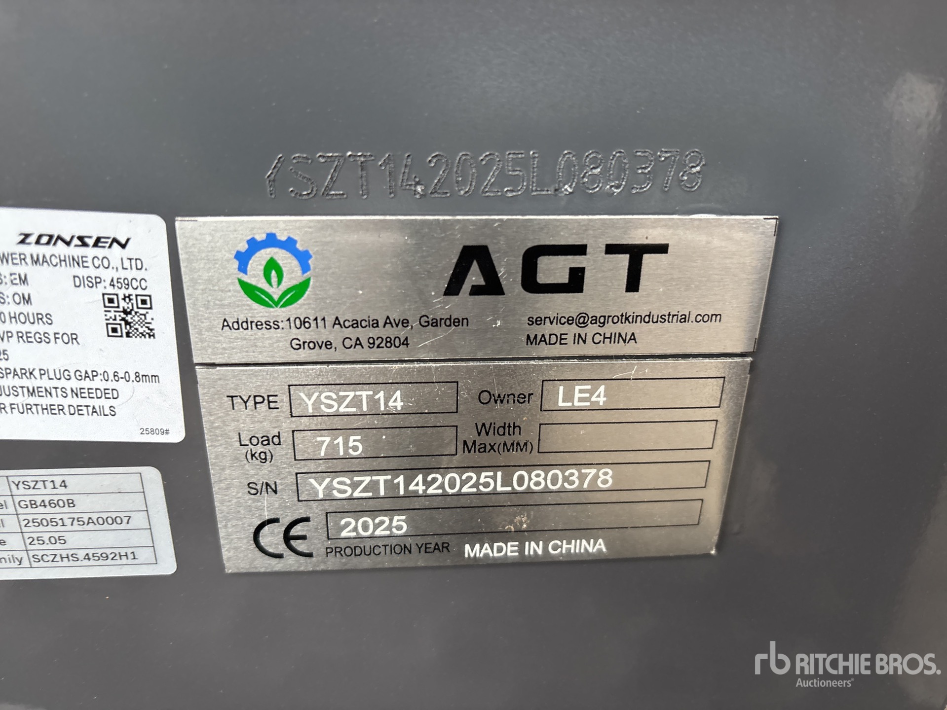 MINI CARGADOR SOBRE ORUGAS COMPACTO 2025 COMPAC YSZT14
