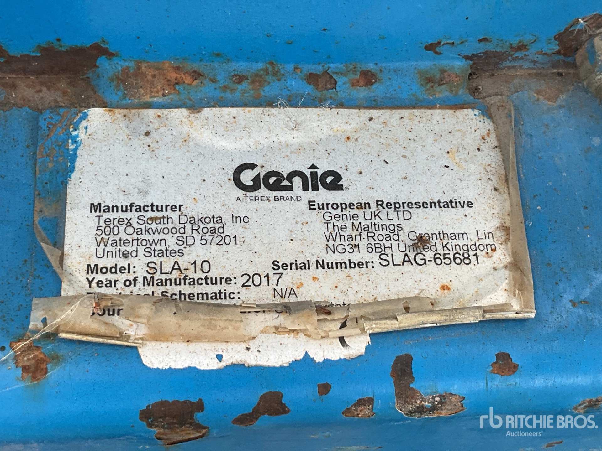 General Appearance with Seriennummer / FIN