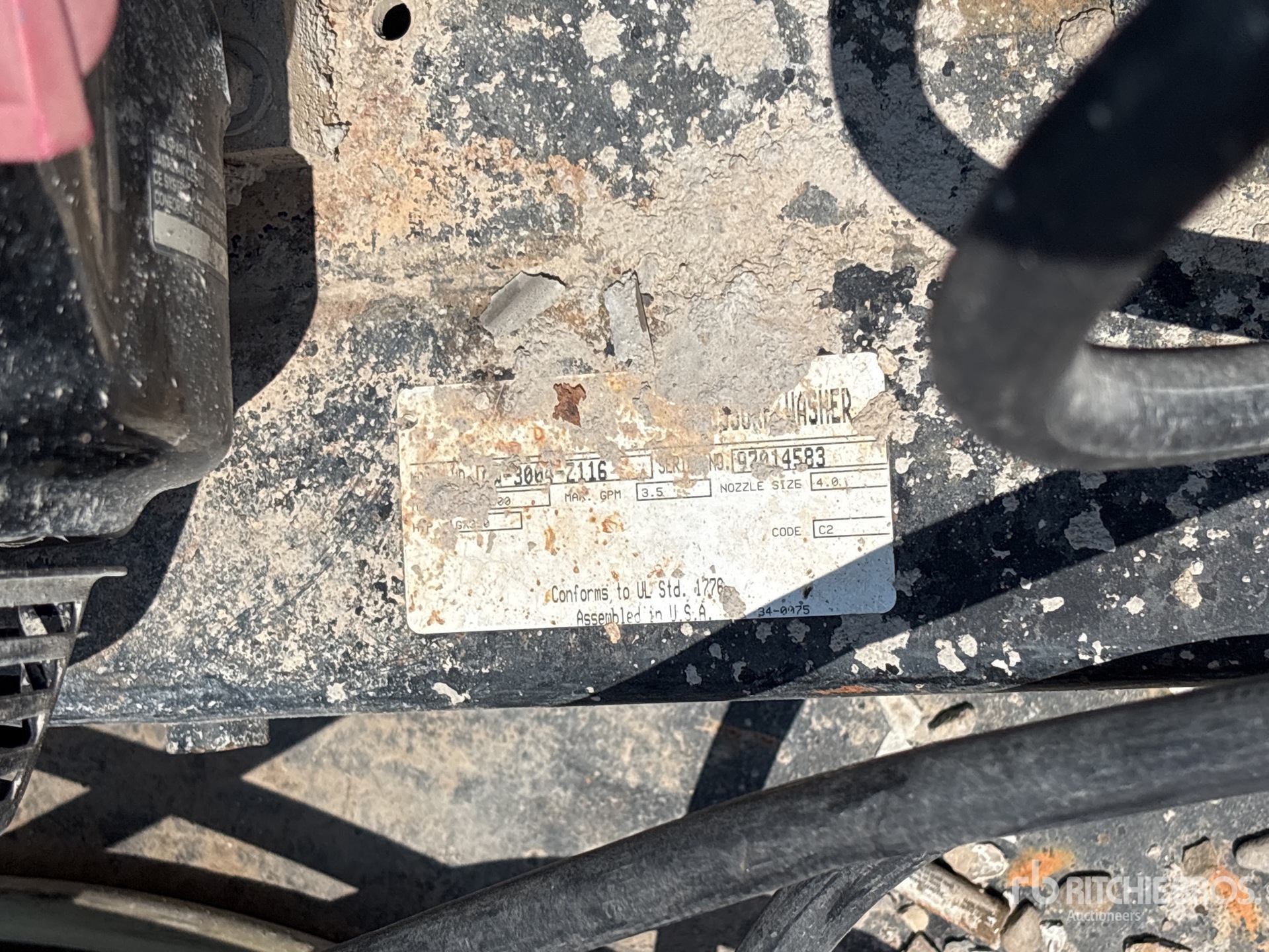 General Appearance with Unit Serial Number
