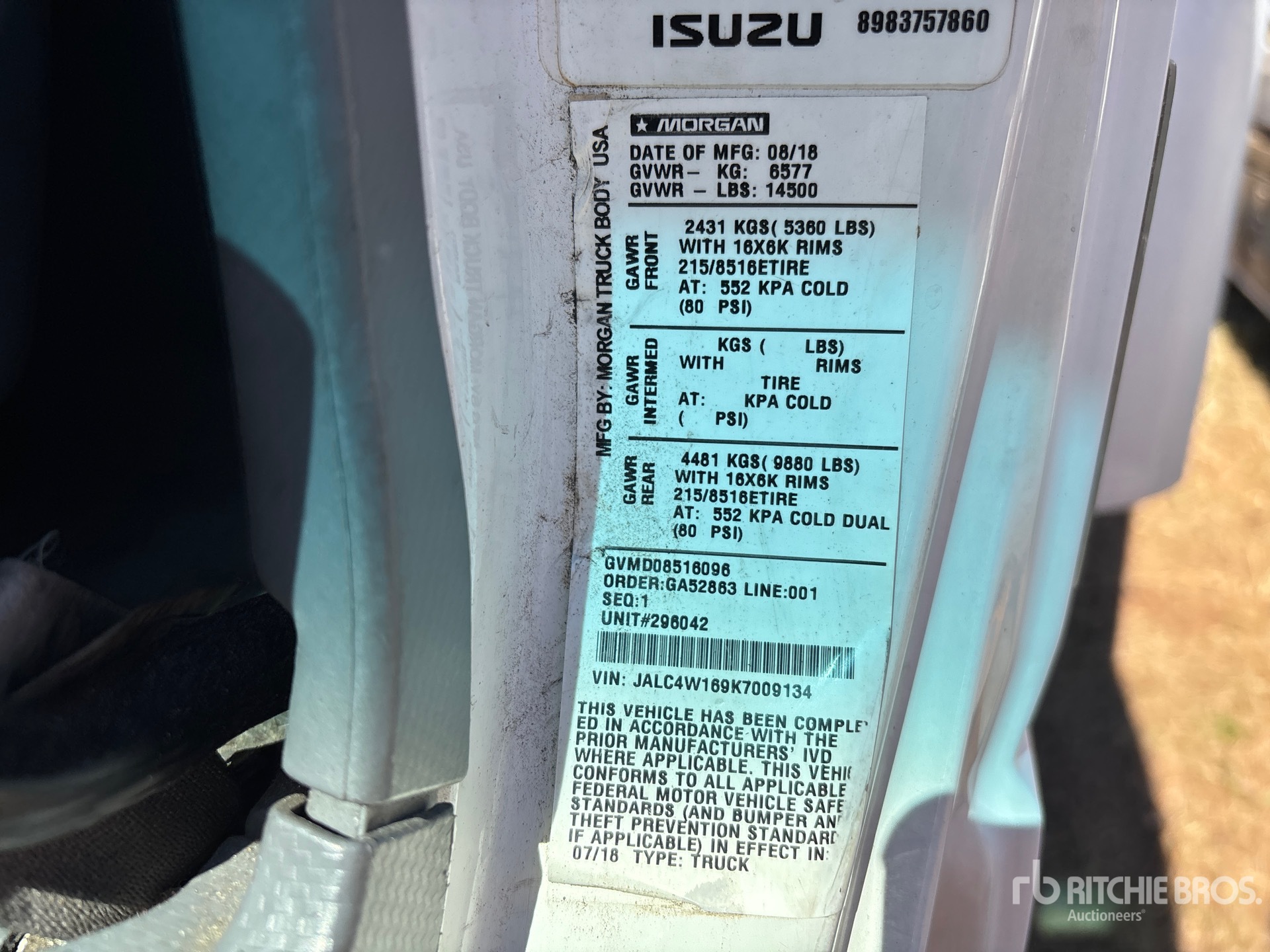 General Appearance with Seriennummer / FIN