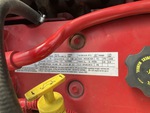 Engine with Emission Label