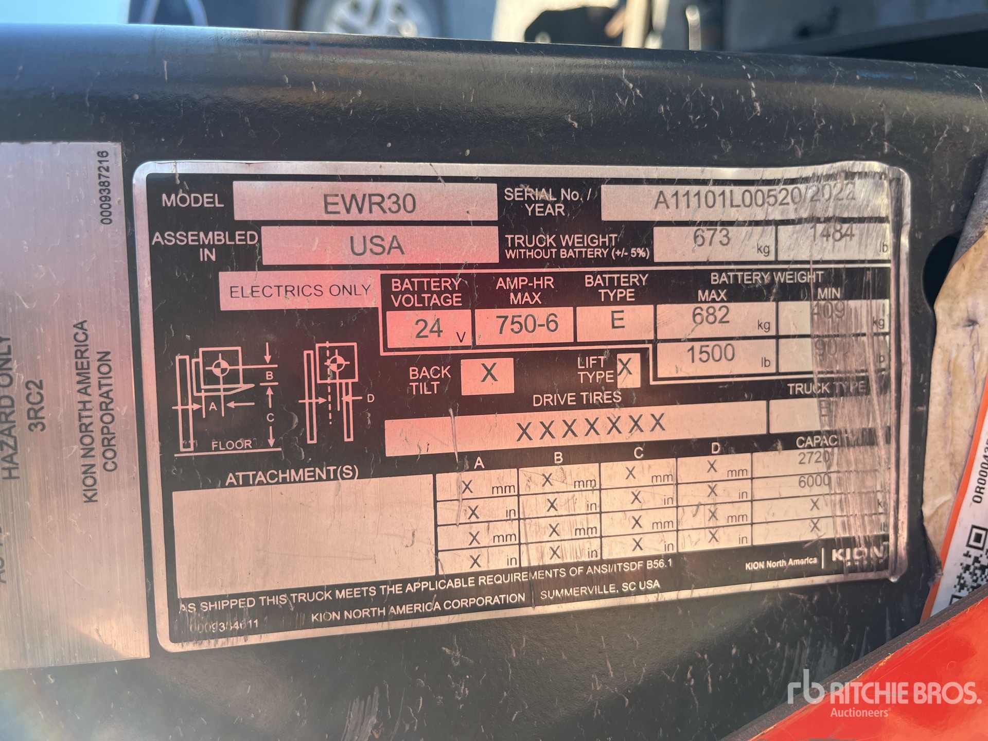 General Appearance with Numéro de série/Numéro d'identification du véhicule automobile