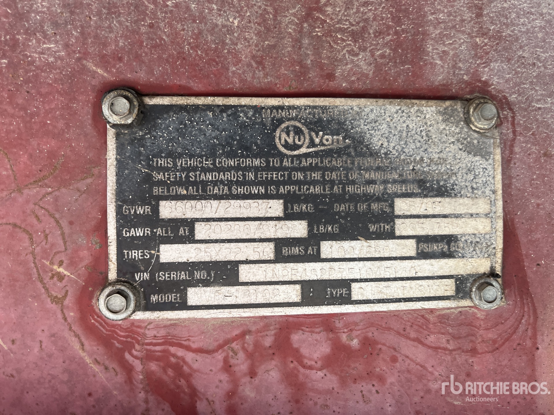 General Appearance with Numéro de série/Numéro d'identification du véhicule automobile