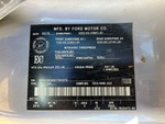 General Appearance with Second Serial Number/VIN Photo