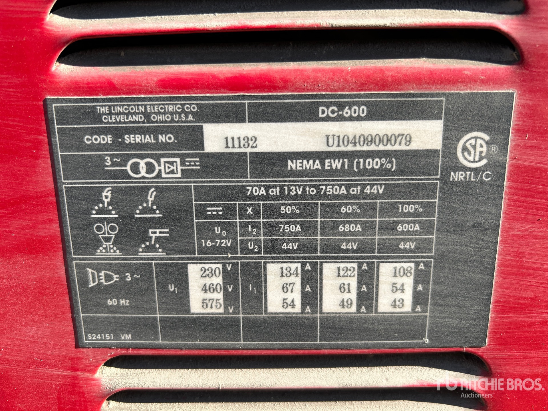 General Appearance with Numéro de série/Numéro d'identification du véhicule automobile