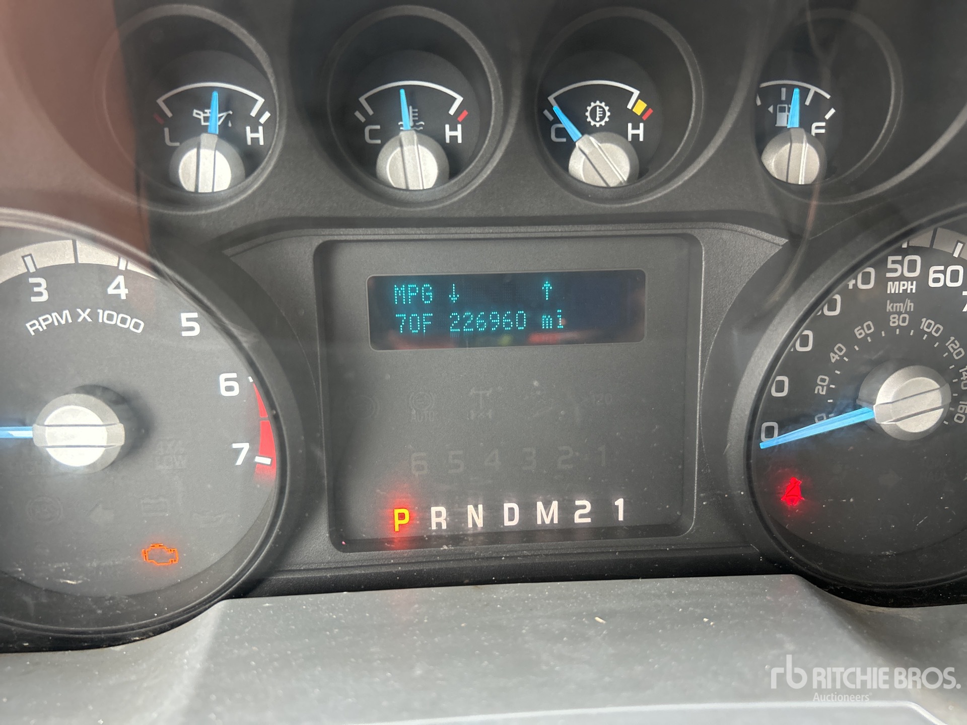 General Appearance with Hour Meter / Odometer