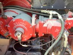 Hydraulics with Hauptaufzug