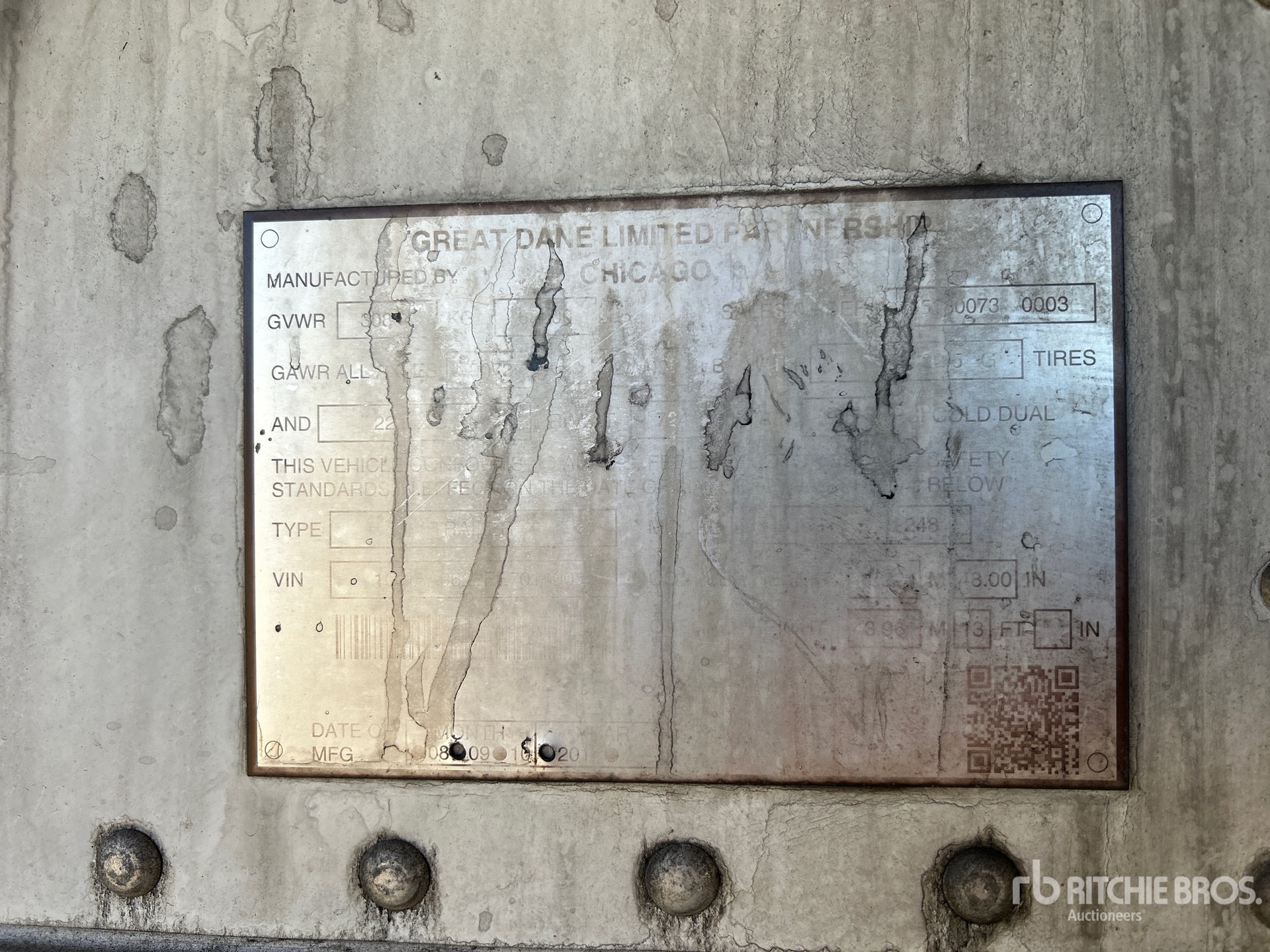 General Appearance with Numero seriale/numero d’identificazione del veicolo (VIN)